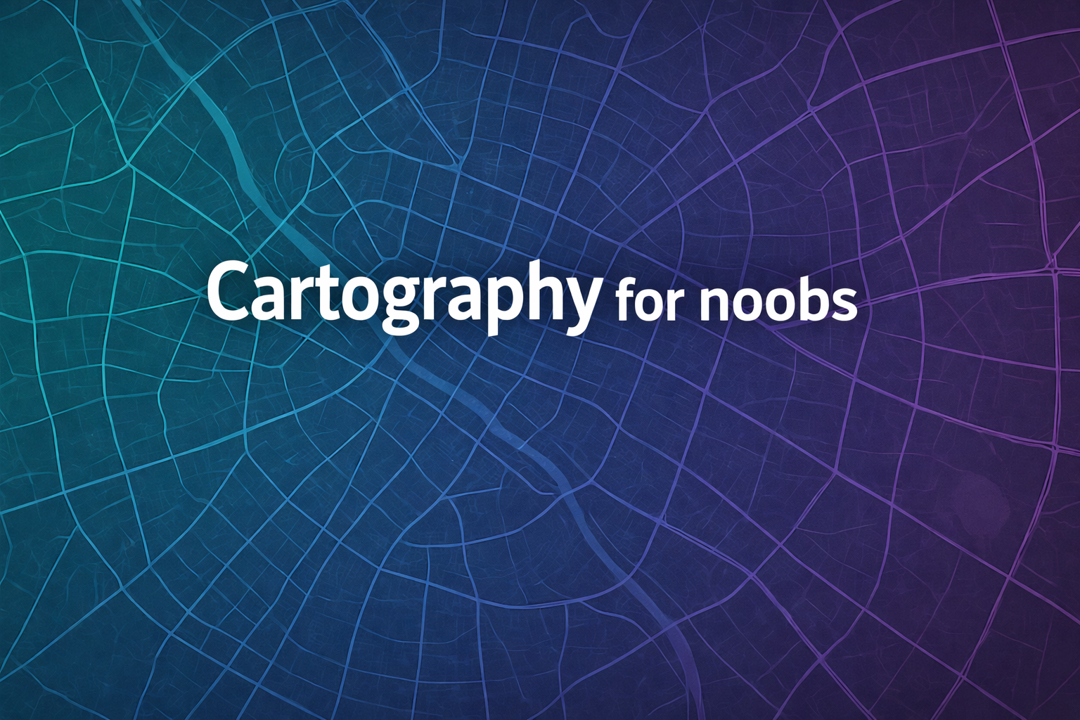 A newsletter to understand modern cartography
